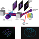 A mock-up of how the OTD device works, as well as two early images generated by it. Image: Smalley et al/Nature